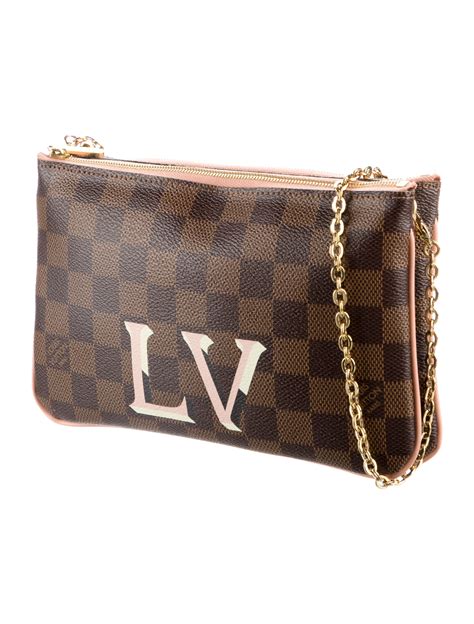 double zip pochette
